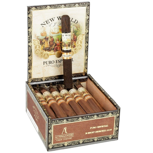 Charuto New World Puro Especial Short Churchill cx/20 Reidocharuto