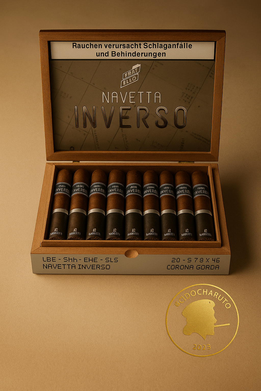 Charuto Fratello Navetta Inverso Corona Gorda cx/20 Reidocharuto