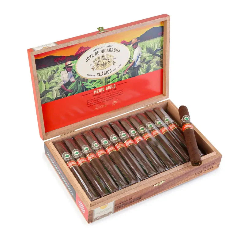 Charuto Joya de Nicarágua Clássico Medio Siglo Toro cx/25 Reidocharuto