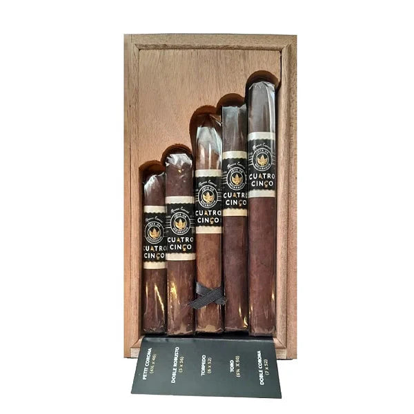 Charuto Joya de Nicarágua Cuatro Cinco Reserva Coleção Variada cx/5 Reidocharuto