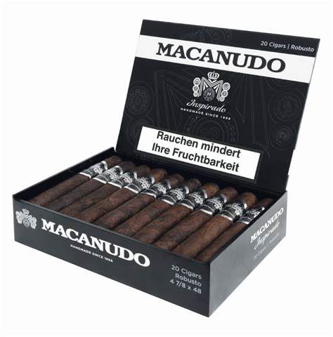 Charuto Macanudo Inspirado Black Robusto cx/20 Reidocharuto
