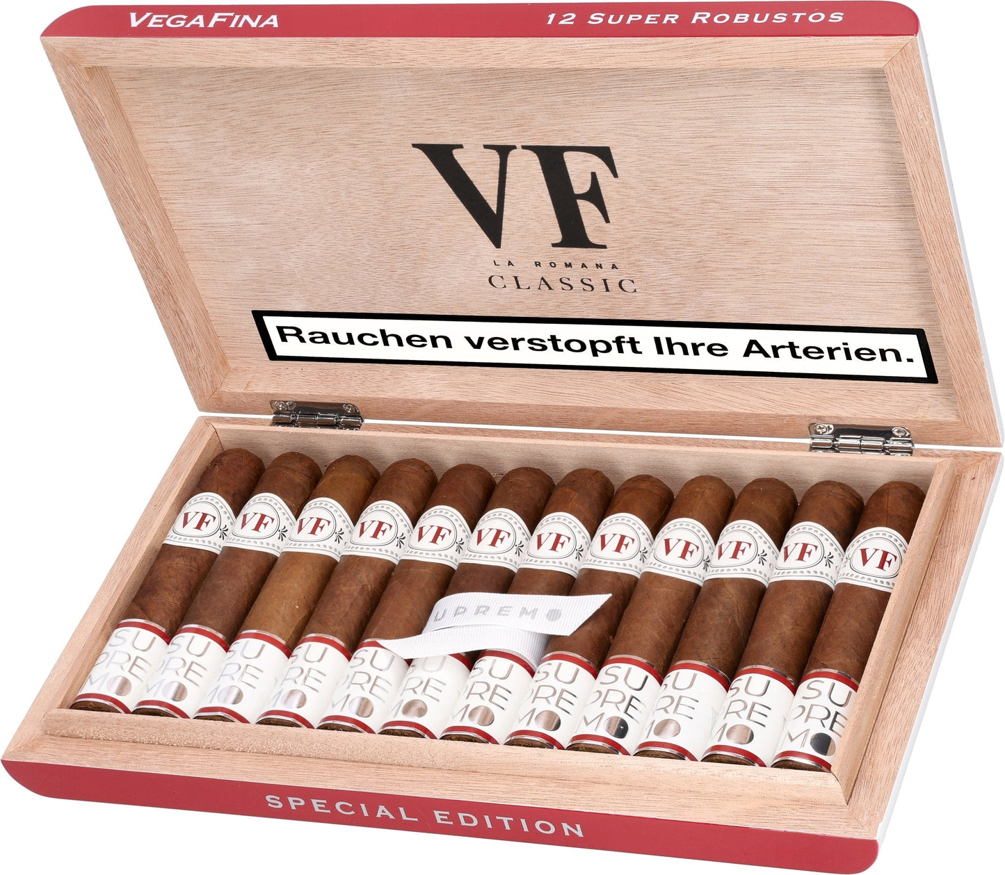 Charuto VEGAFINA CLASSIC S. ROB. SUPREMO cx/12 Reidocharuto